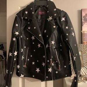 Star leather jacket